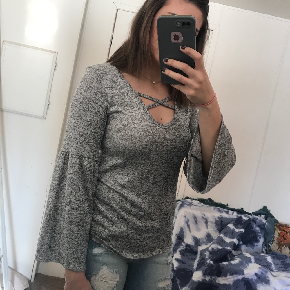 Olivia Rae • Bell Sleeve Top
